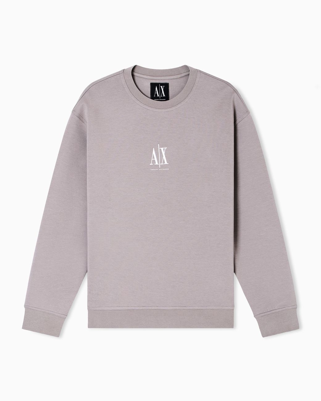 ARMANI EXCHANGE Purple Crew Neck Sweatshirt for men