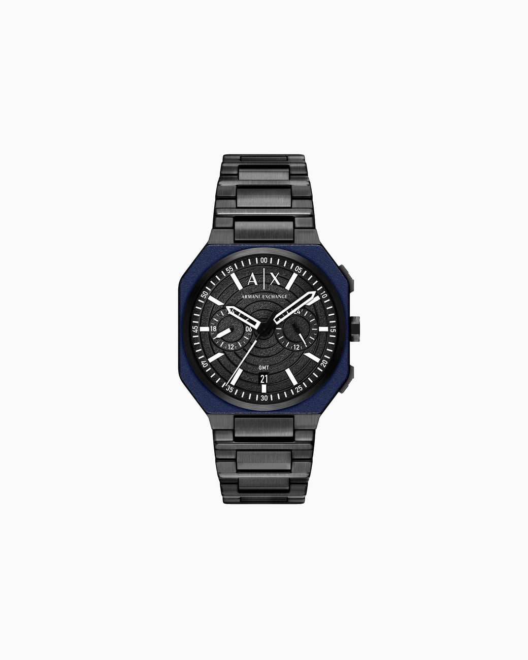 ARMANI EXCHANGE Blue X Bass Dual-Time Watch for men
