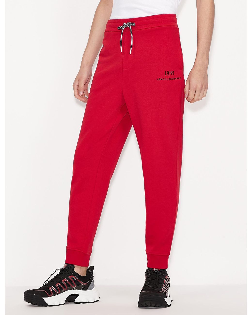 armani exchange mens joggers