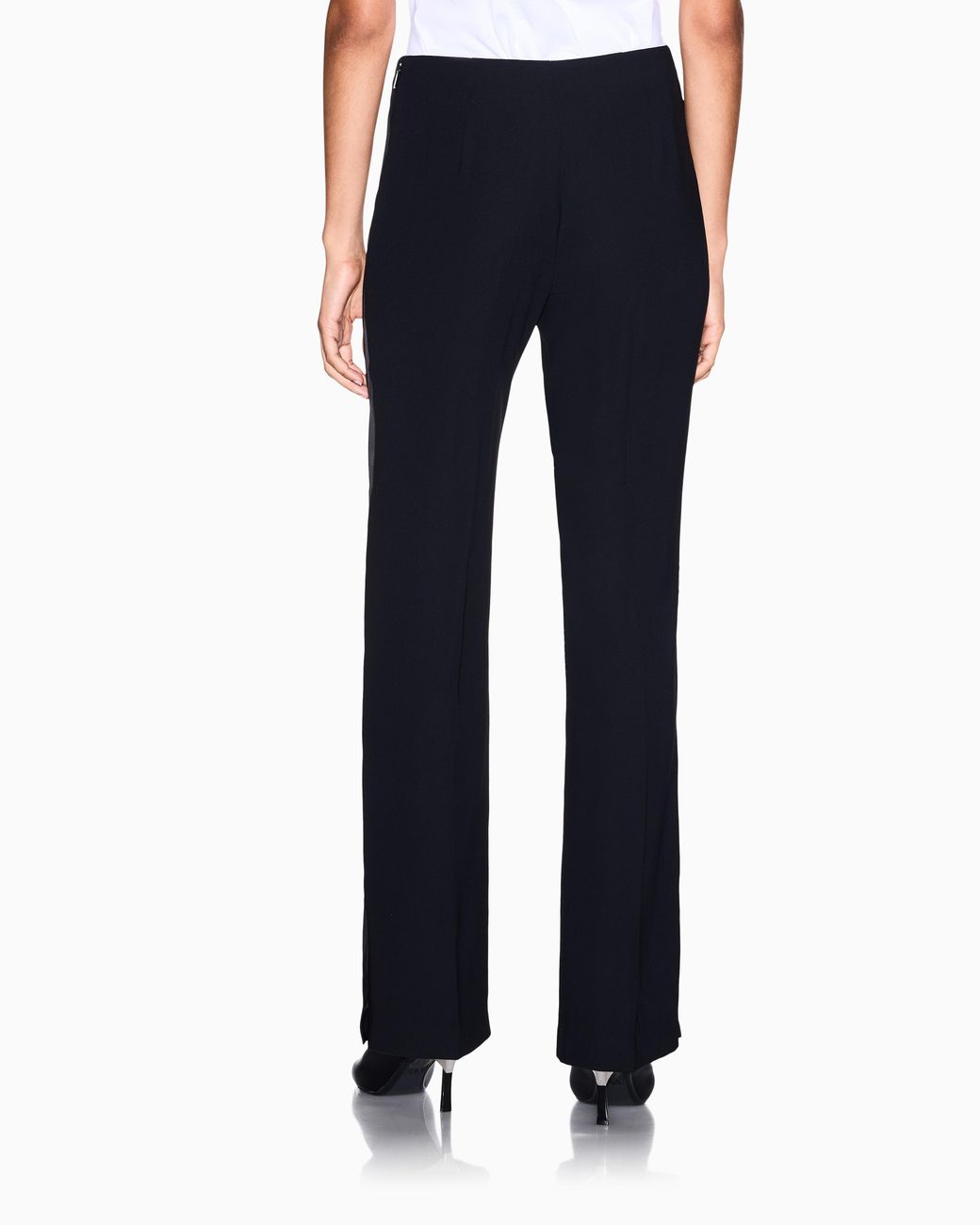 ARMANI EXCHANGE Blue Slim Fit Trousers Viscose