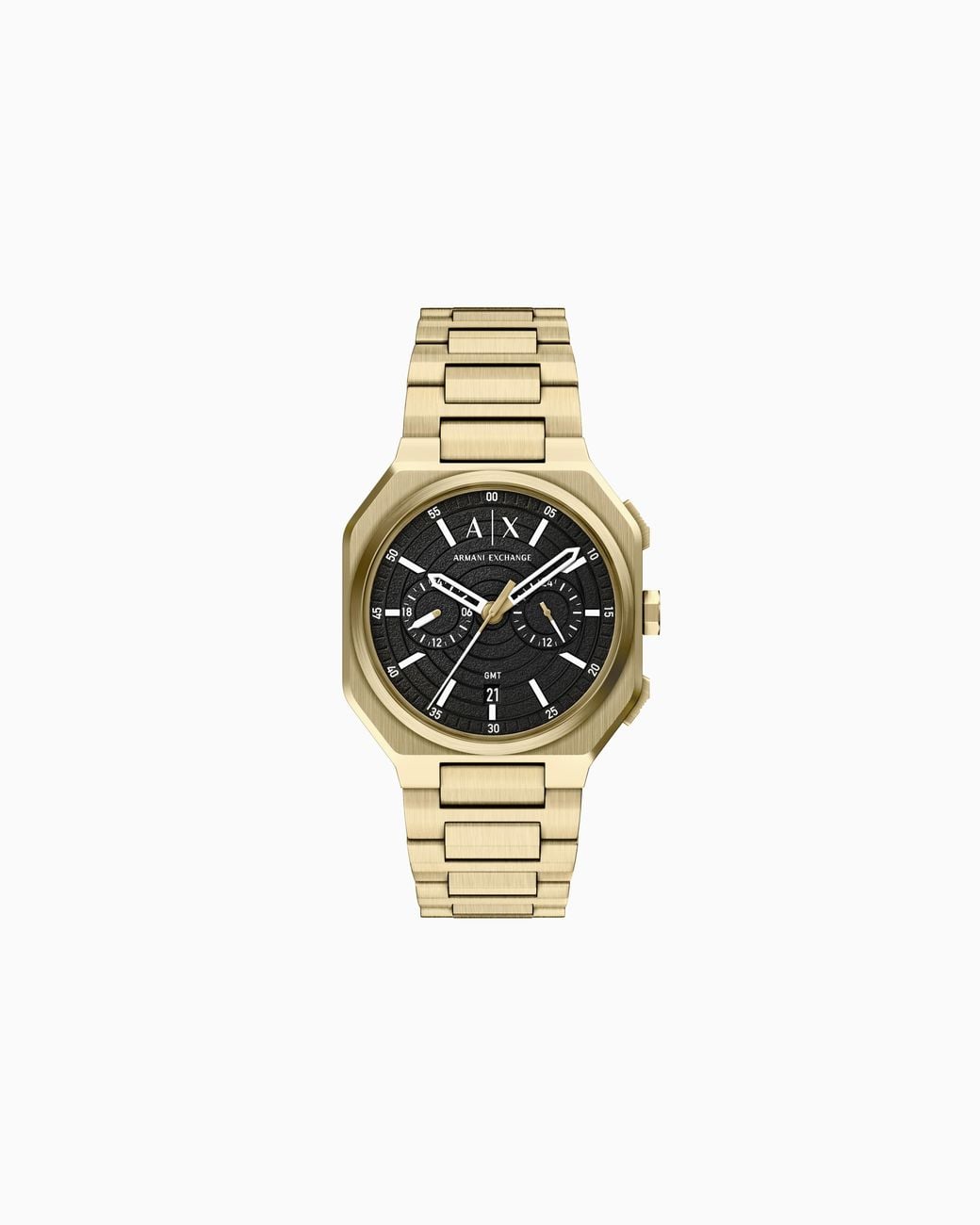 ARMANI EXCHANGE Metallic X Bass Dual-Time Watch for men