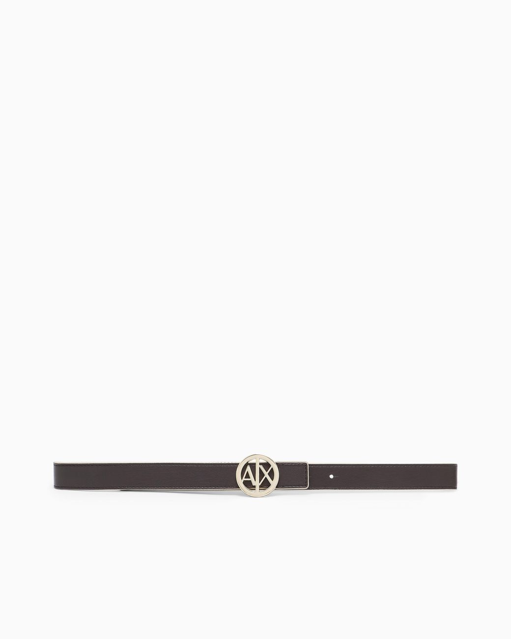 ARMANI EXCHANGE White Plate Belt Regular Fit