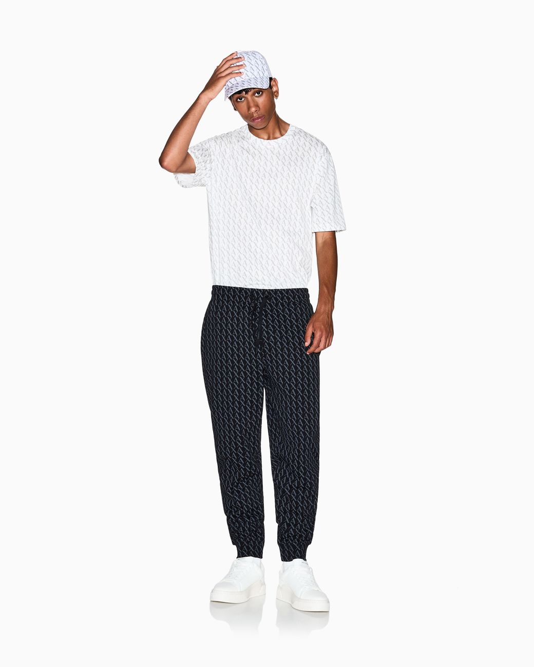 ARMANI EXCHANGE Gray Jogger Pants for men