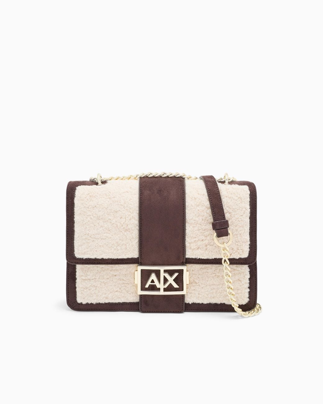 ARMANI EXCHANGE Natural Crossbody Messenger Bag