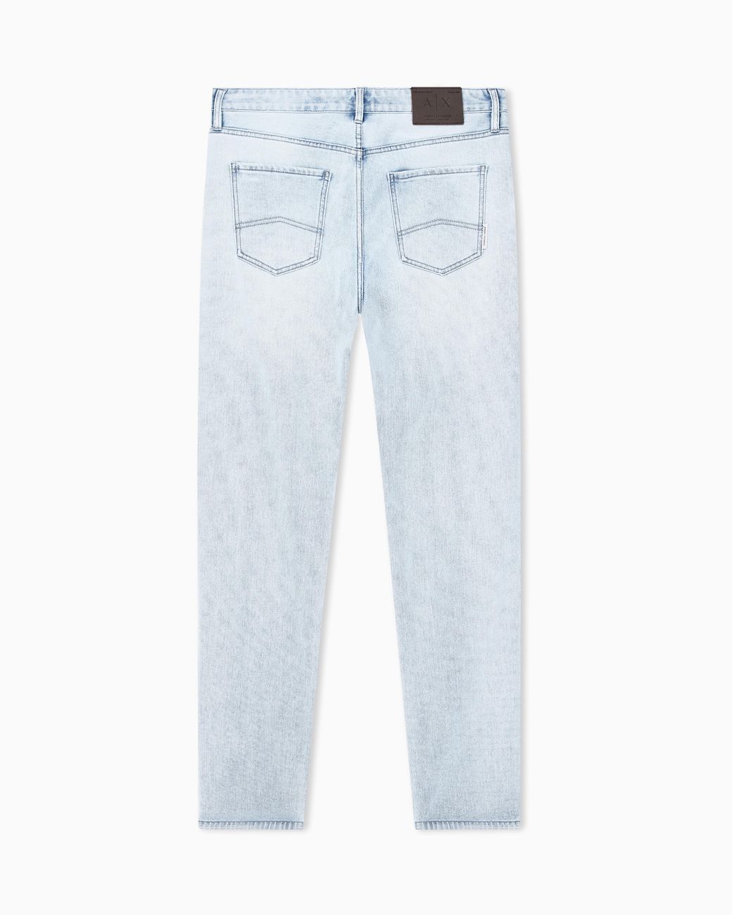 ARMANI EXCHANGE Blue Comfort Slim Fit Five-Pocket Pants for men
