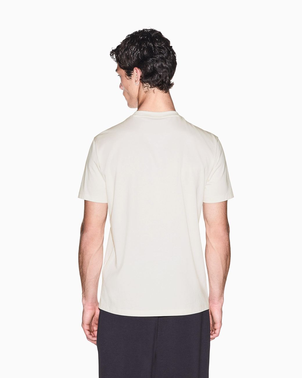 ARMANI EXCHANGE White Regular T-Shirt for men