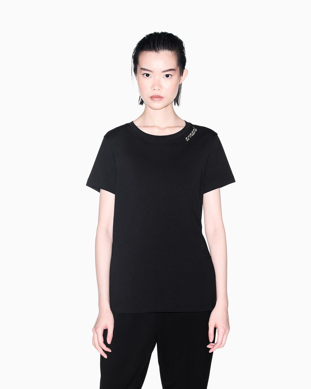 ARMANI EXCHANGE Black Regular T-Shirt