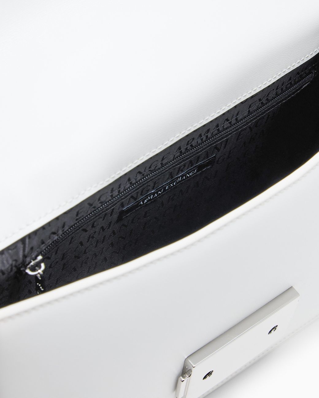 ARMANI EXCHANGE White Crossbody Messenger Bag