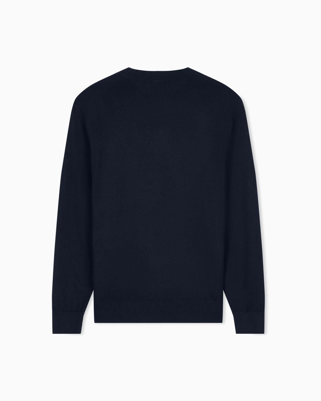 ARMANI EXCHANGE Strickpullover Mit Rundhals Aus Baumwolle Und Viskose Icon in Blue für Herren