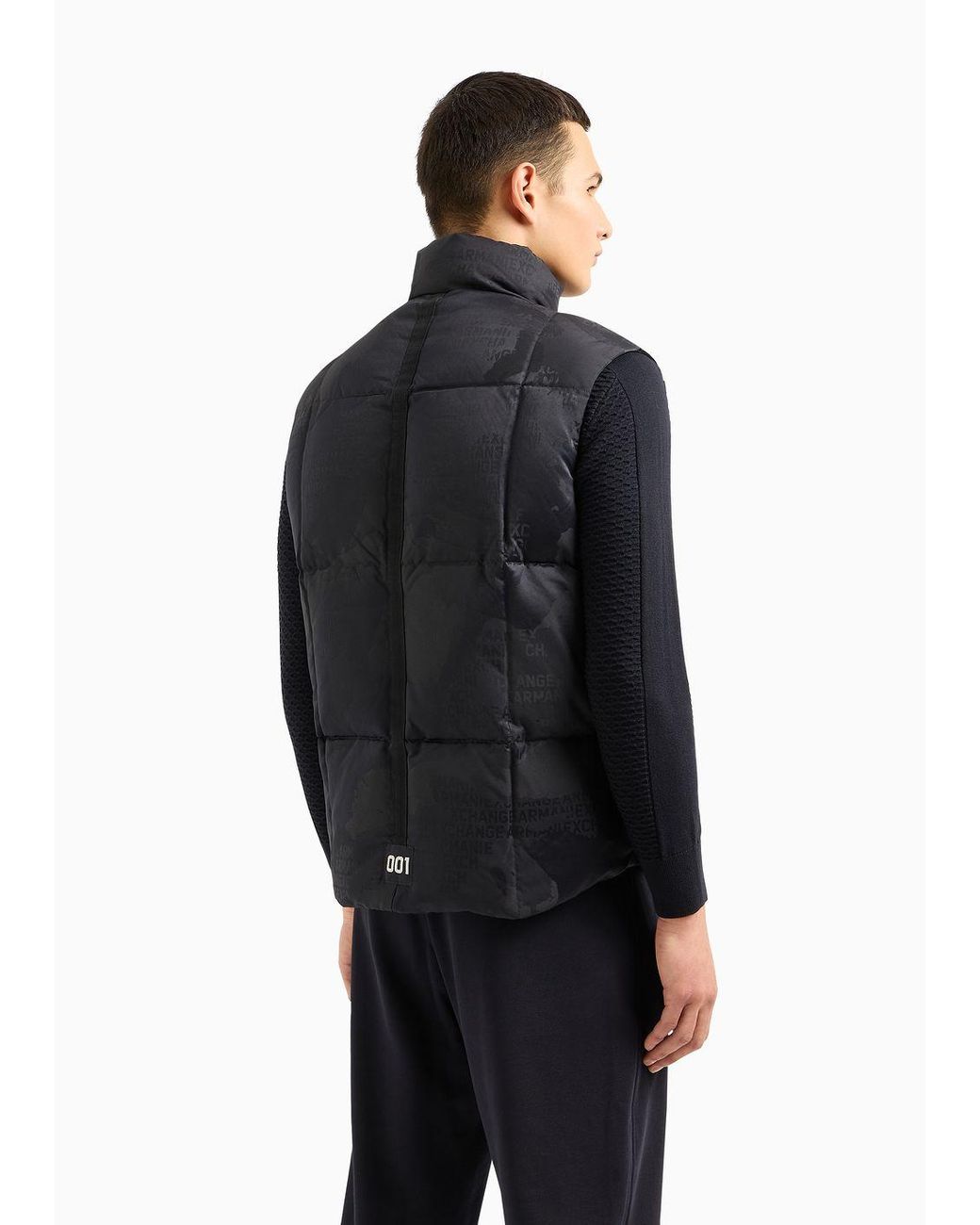 Armani cheap puffer vest