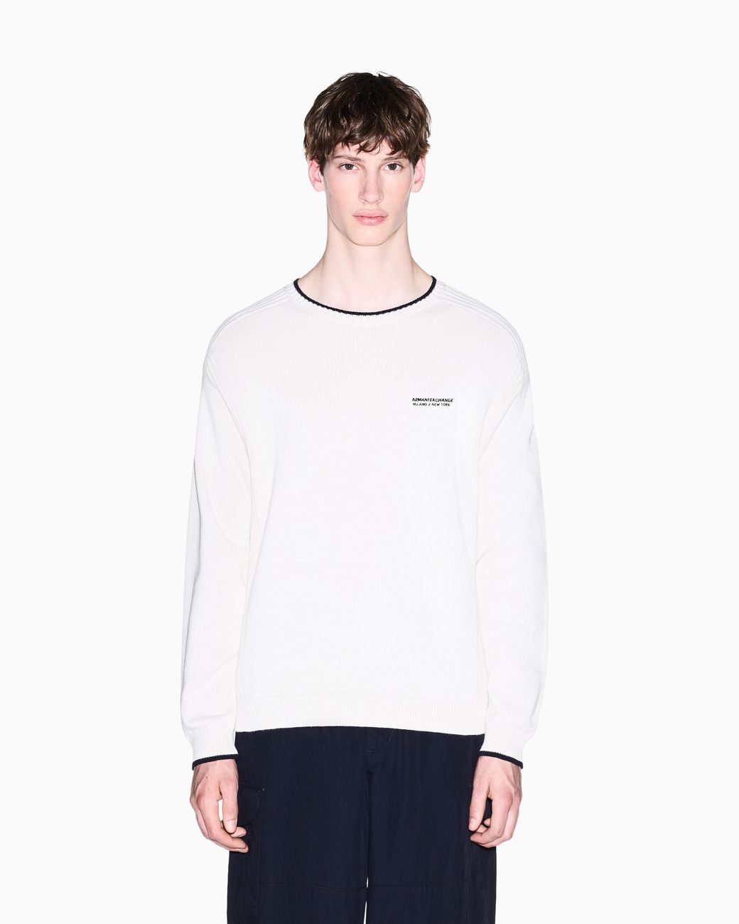 ARMANI EXCHANGE Natural Regular Fit Pullover for men