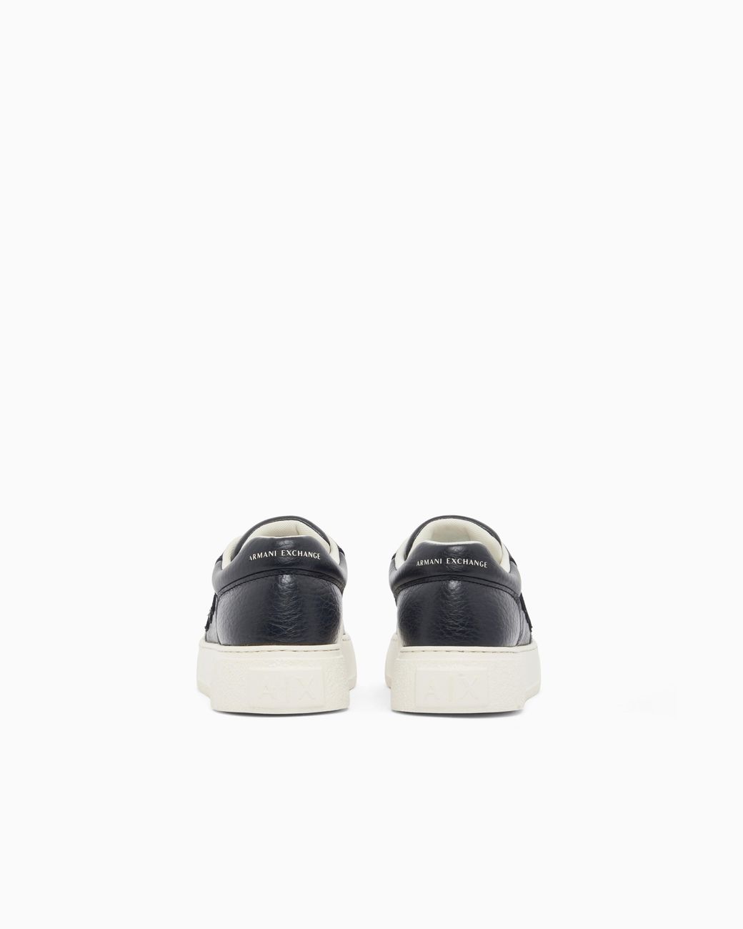 ARMANI EXCHANGE Blue Sneakers With Deer Effect for men