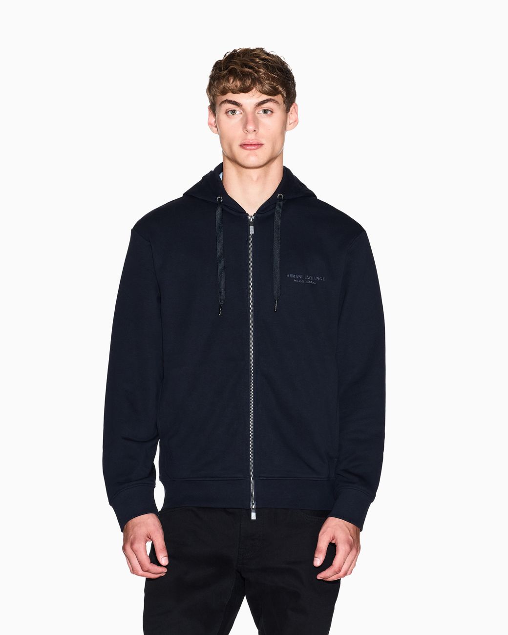 ARMANI EXCHANGE Blue Regular Fit Sweatshirt for men