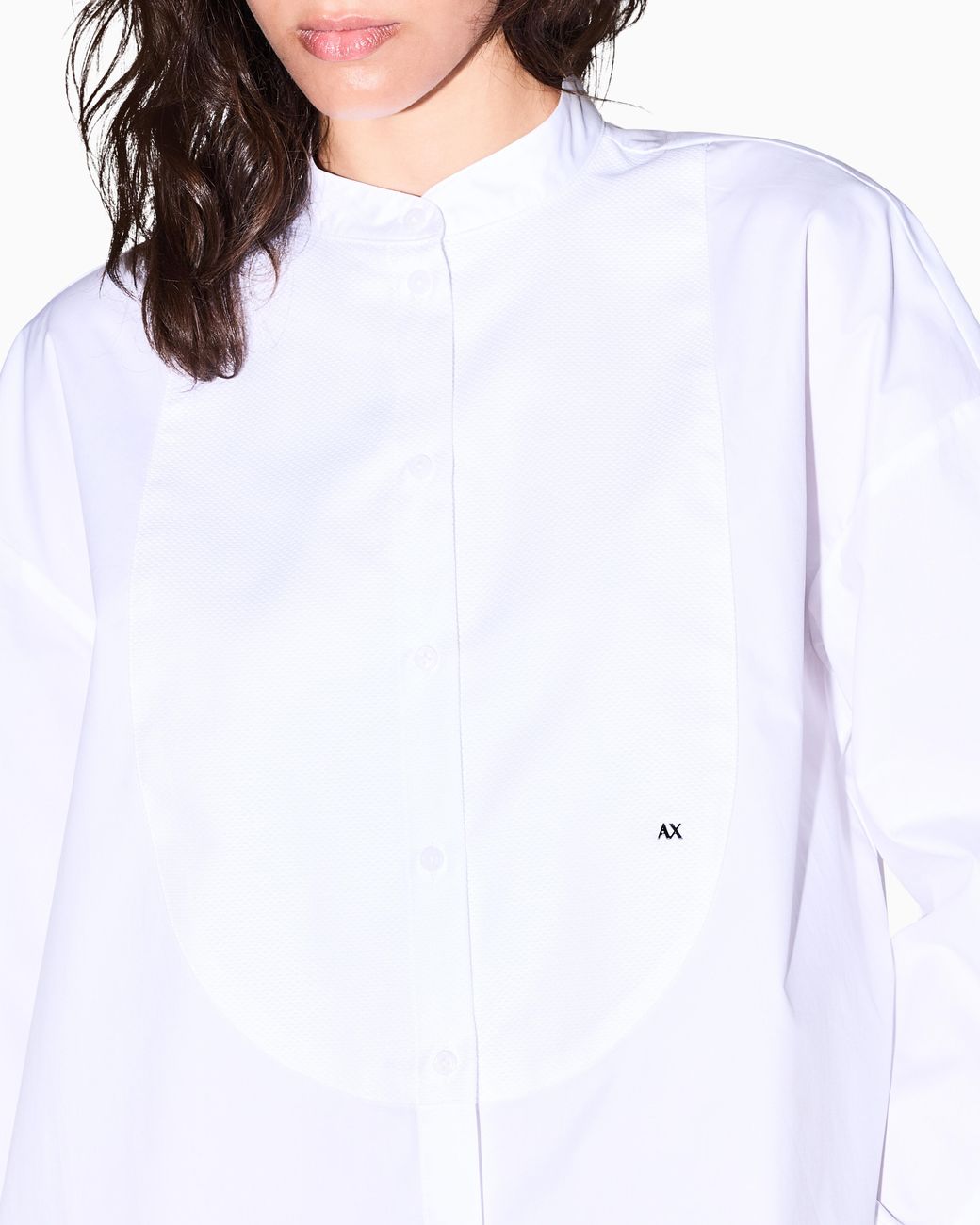 ARMANI EXCHANGE White Oversized Shirt