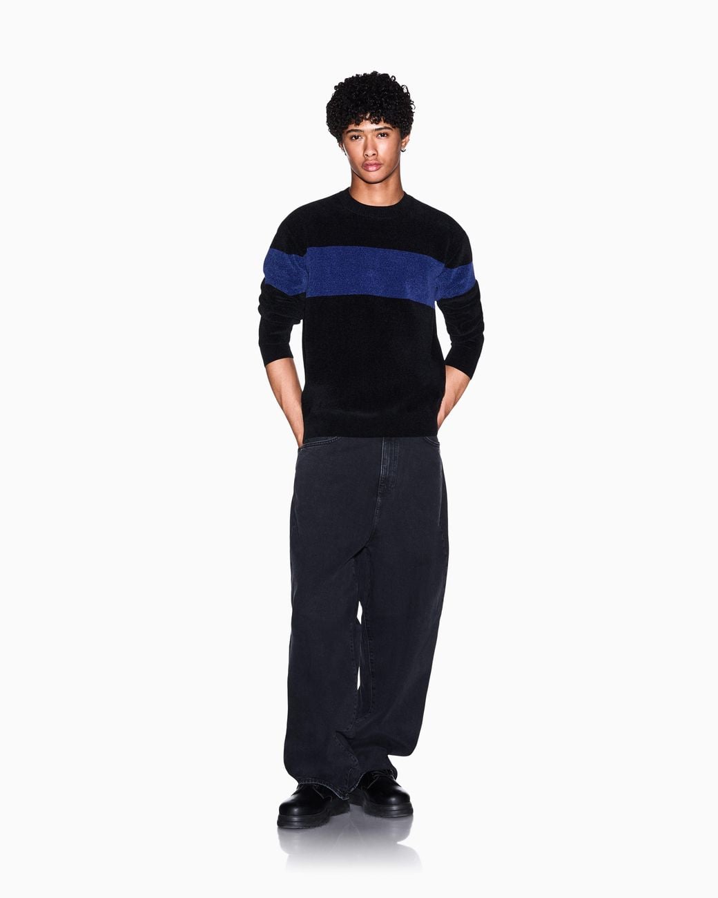 ARMANI EXCHANGE Blue Pullover for men