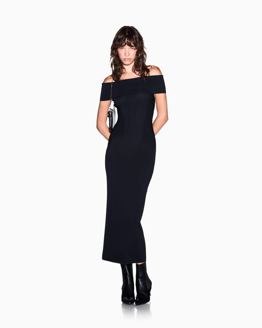 ARMANI EXCHANGE Black Slim Fit Dress