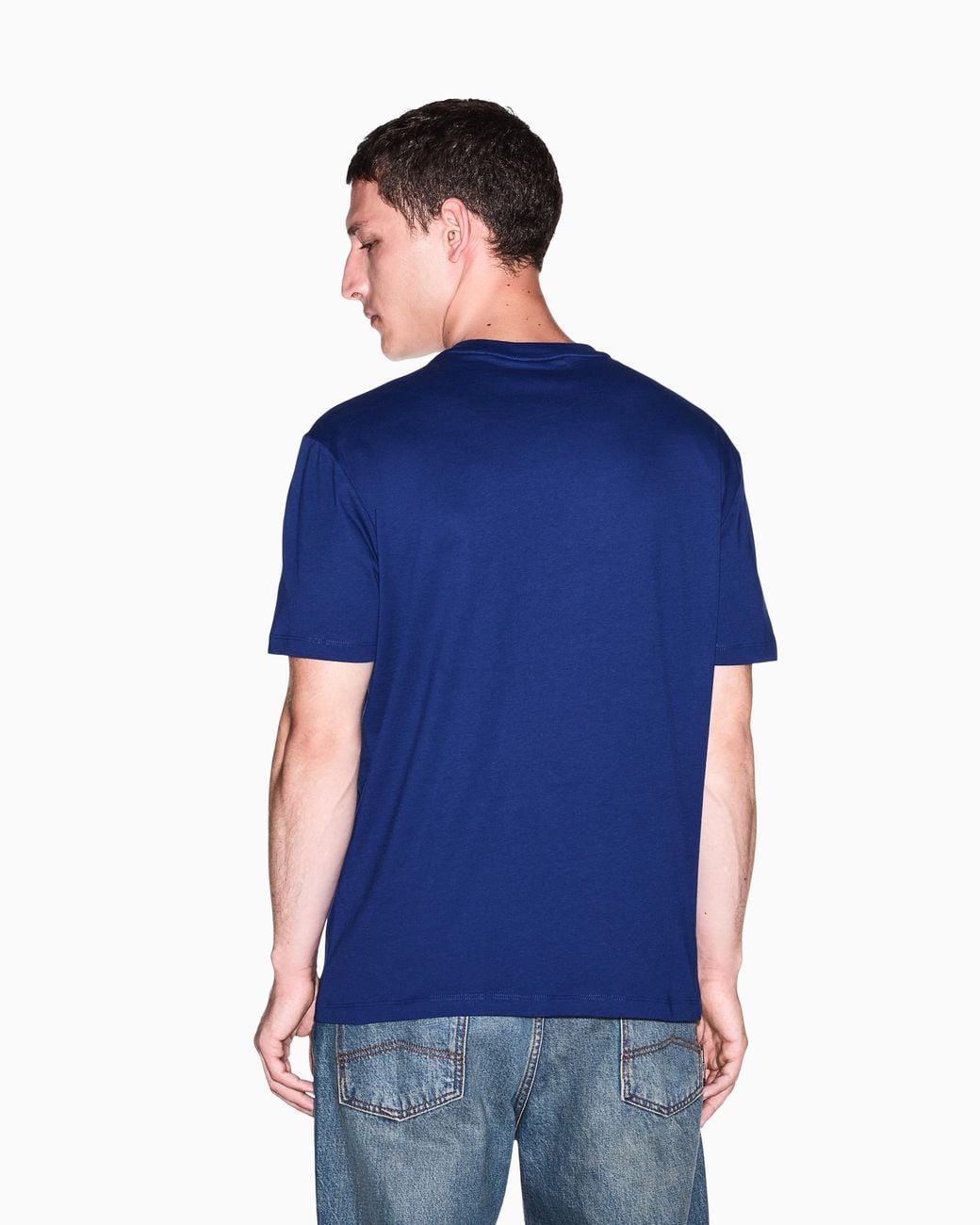 ARMANI EXCHANGE Blue Regular T-Shirt for men