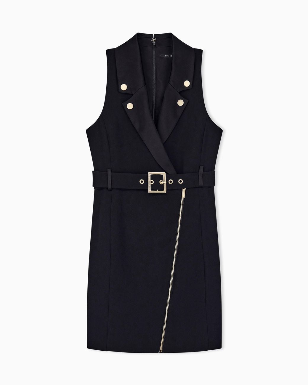 ARMANI EXCHANGE Blue Slim Fit Dress With Viscose