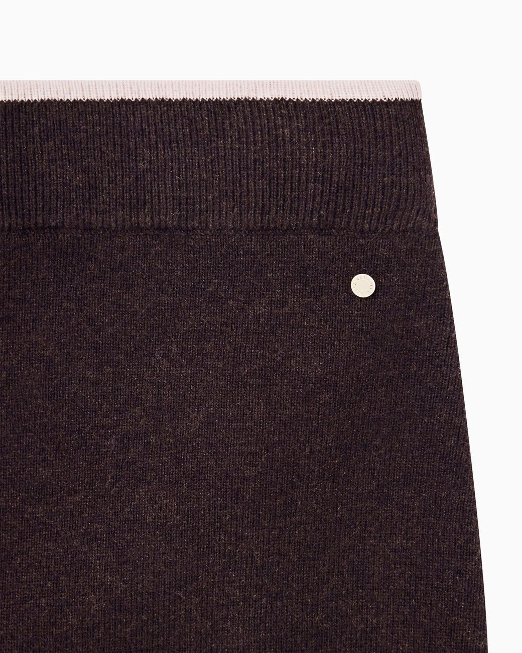 ARMANI EXCHANGE Purple Skirt Slim-Fit Knitted