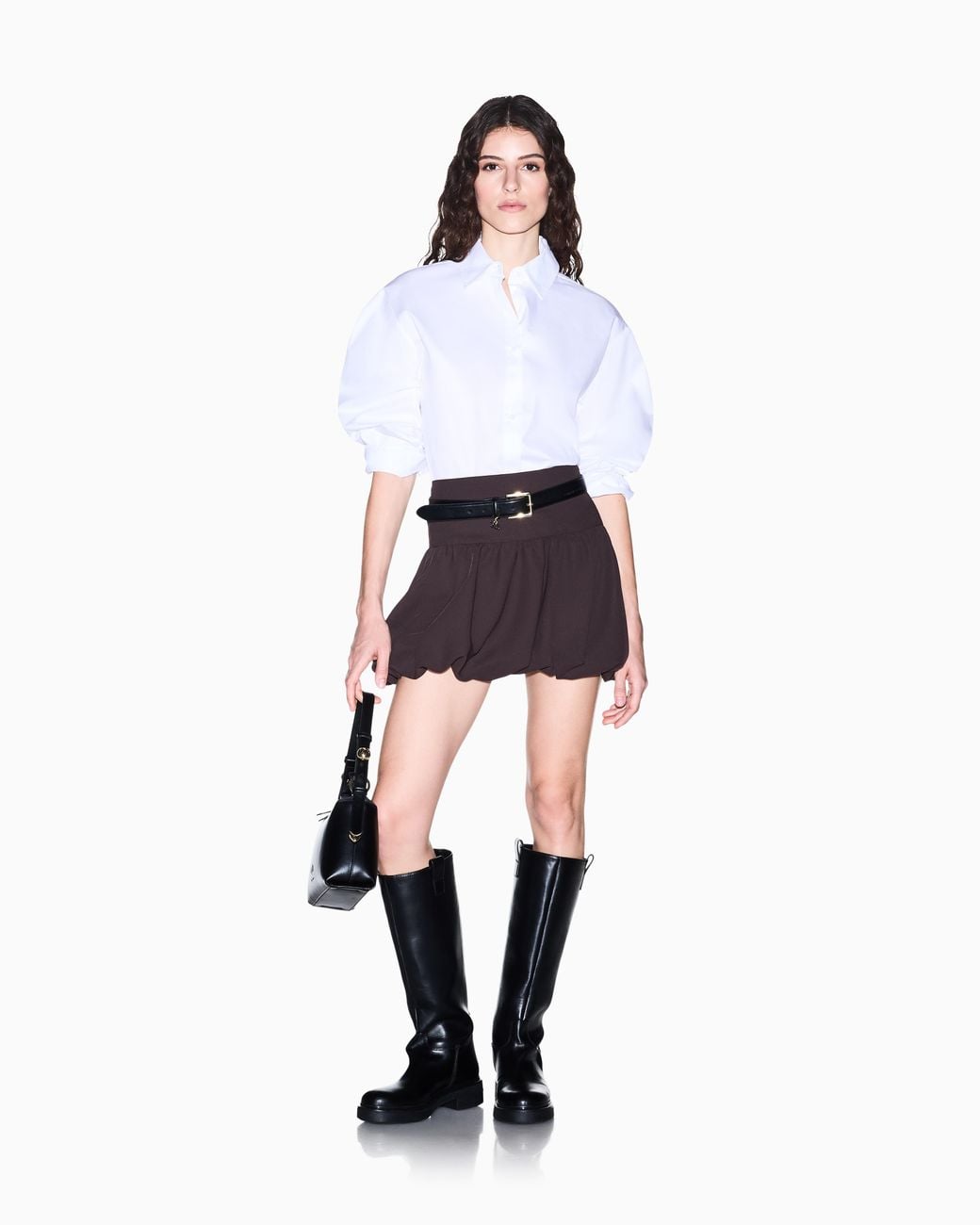 ARMANI EXCHANGE White Regular Fit Shirt Cotton Poplin