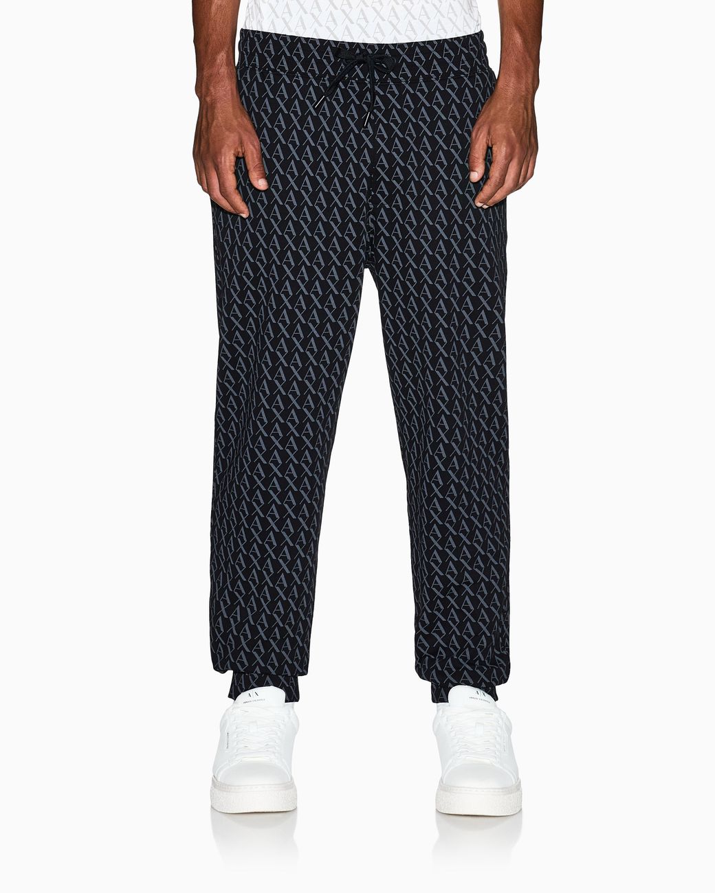 ARMANI EXCHANGE Gray Jogger Pants for men