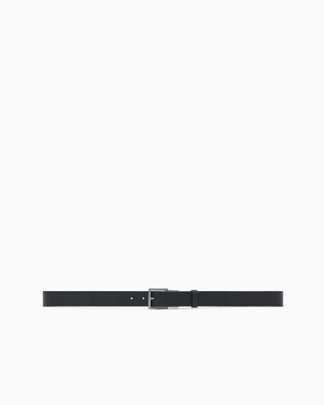 ARMANI EXCHANGE White Tongue Belt Adjustable And Reversible for men