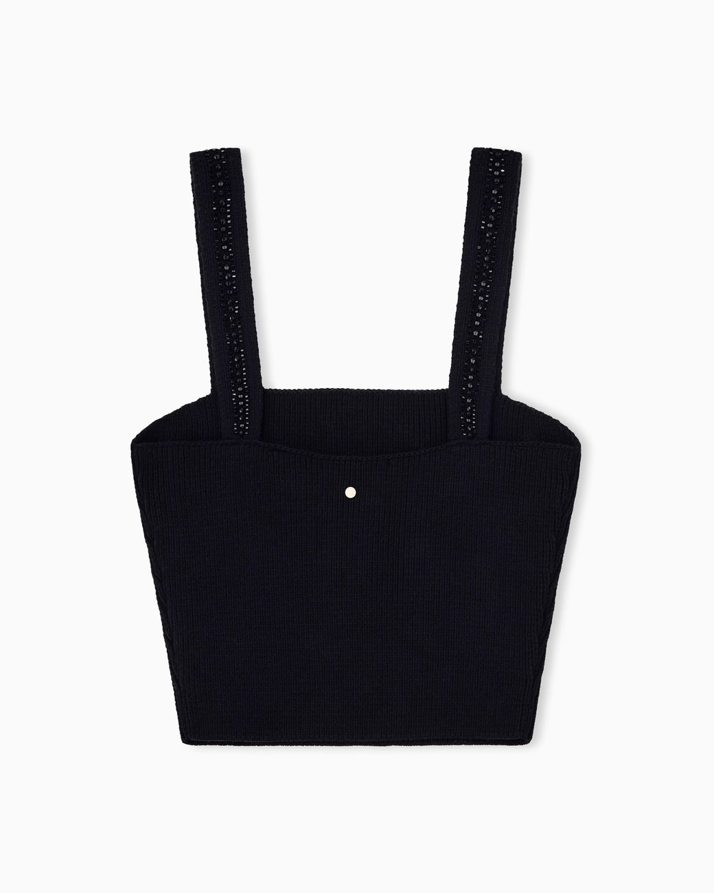 ARMANI EXCHANGE Blue Slim-Fit Knit Top