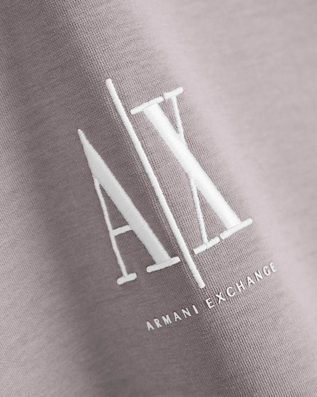 ARMANI EXCHANGE Purple Crew Neck Sweatshirt for men