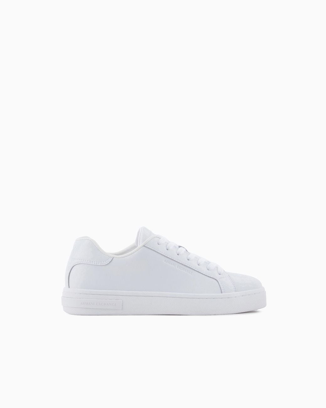 ARMANI EXCHANGE White Low-Top Sneakers