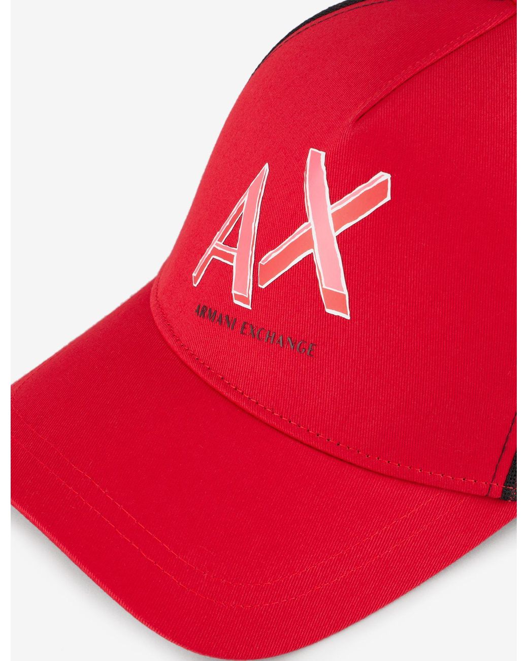Armani Exchange Cotton Baseball Cap in 