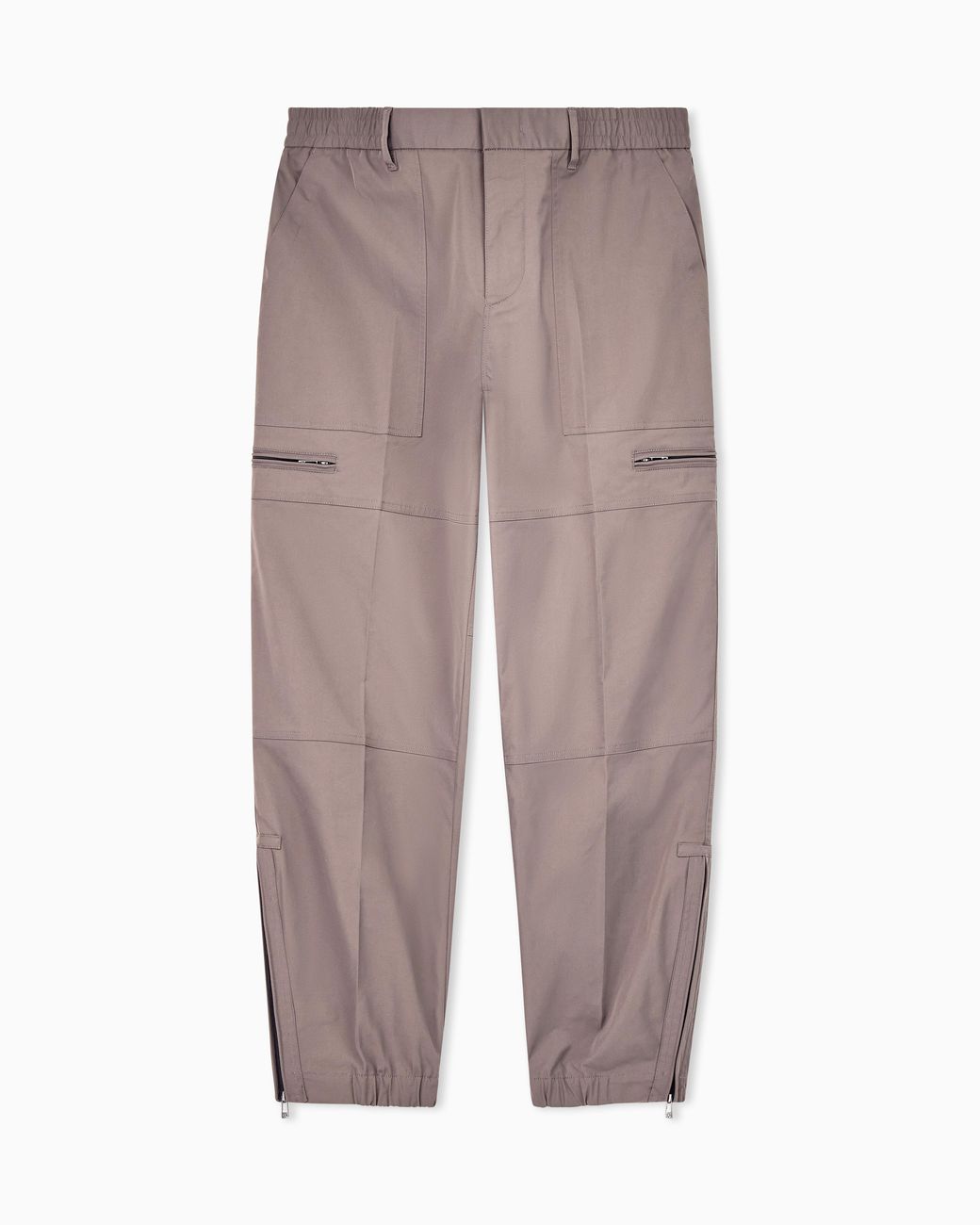 ARMANI EXCHANGE Brown Regular Fit Trousers With Lining for men