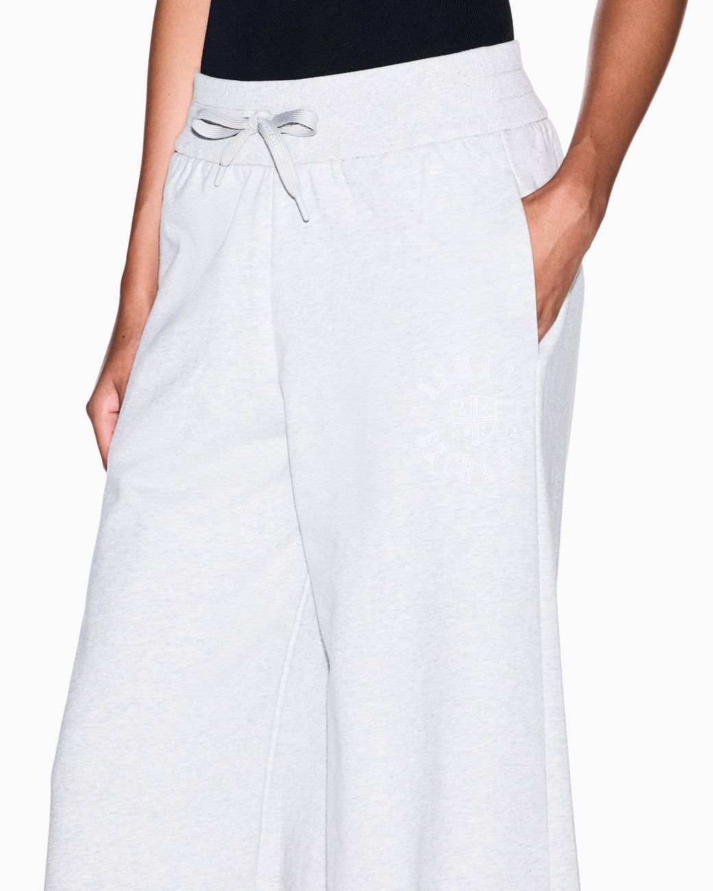 ARMANI EXCHANGE White Relaxed Trouser