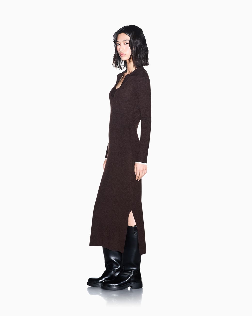 ARMANI EXCHANGE Black Slim Fit Dress