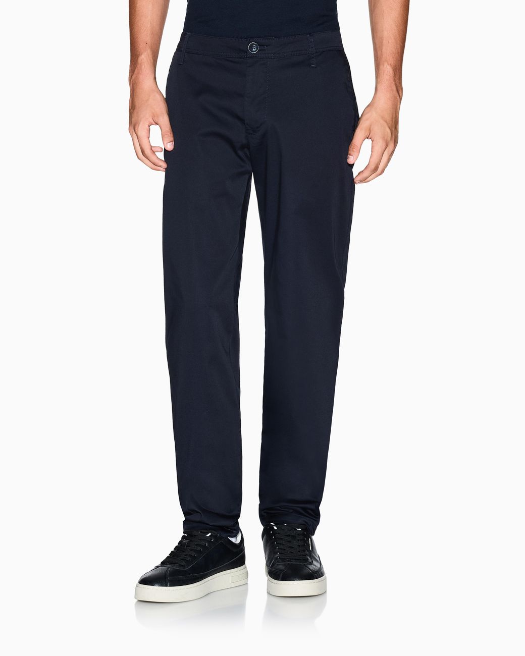 ARMANI EXCHANGE Blue Straight-Leg Chinos for men
