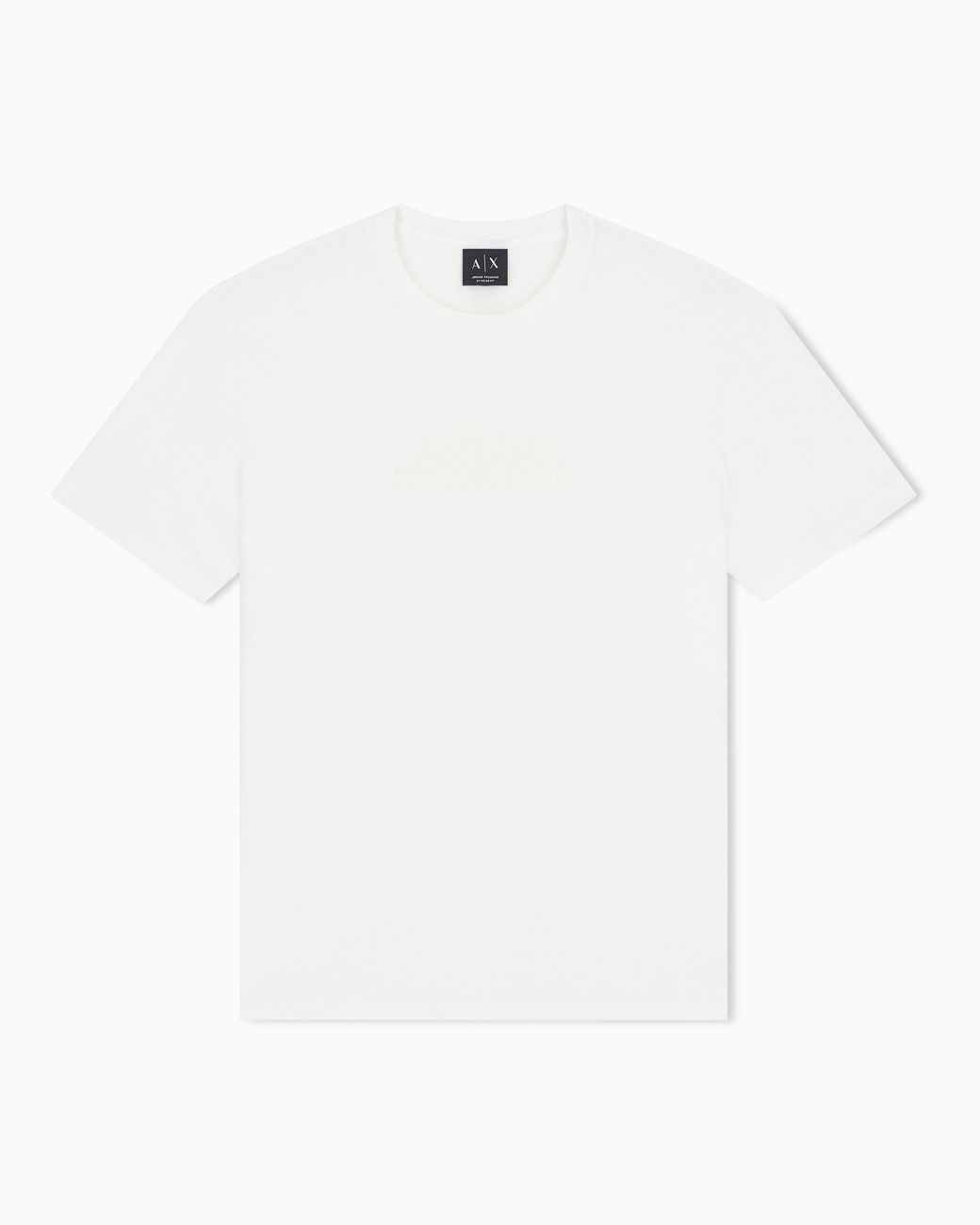 ARMANI EXCHANGE White Regular T-Shirt for men