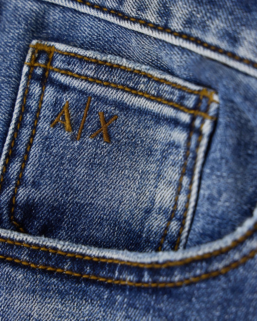 ARMANI EXCHANGE Blue Slim-Fit 5-Pocket Jeans for men