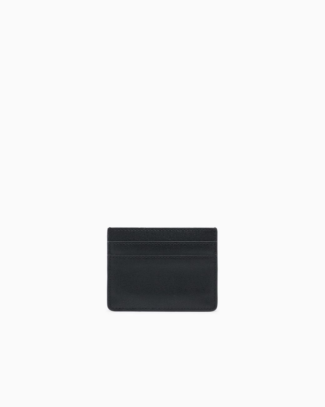ARMANI EXCHANGE White Smooth Cardholder With An Embossed Logo And Multiple Slots