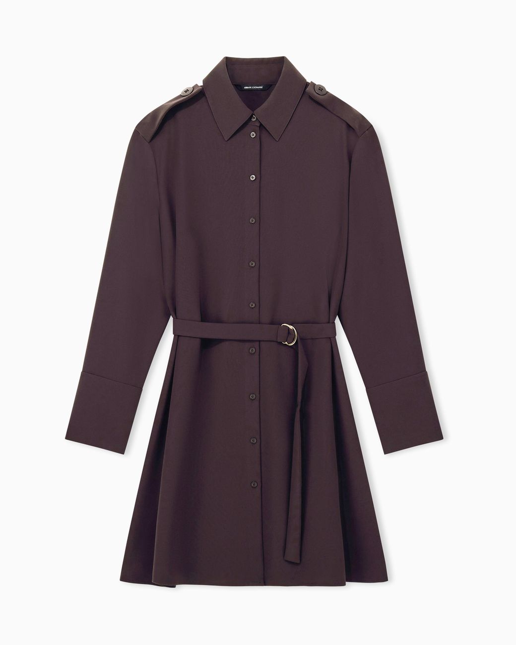 ARMANI EXCHANGE Purple Regular Fit Dress