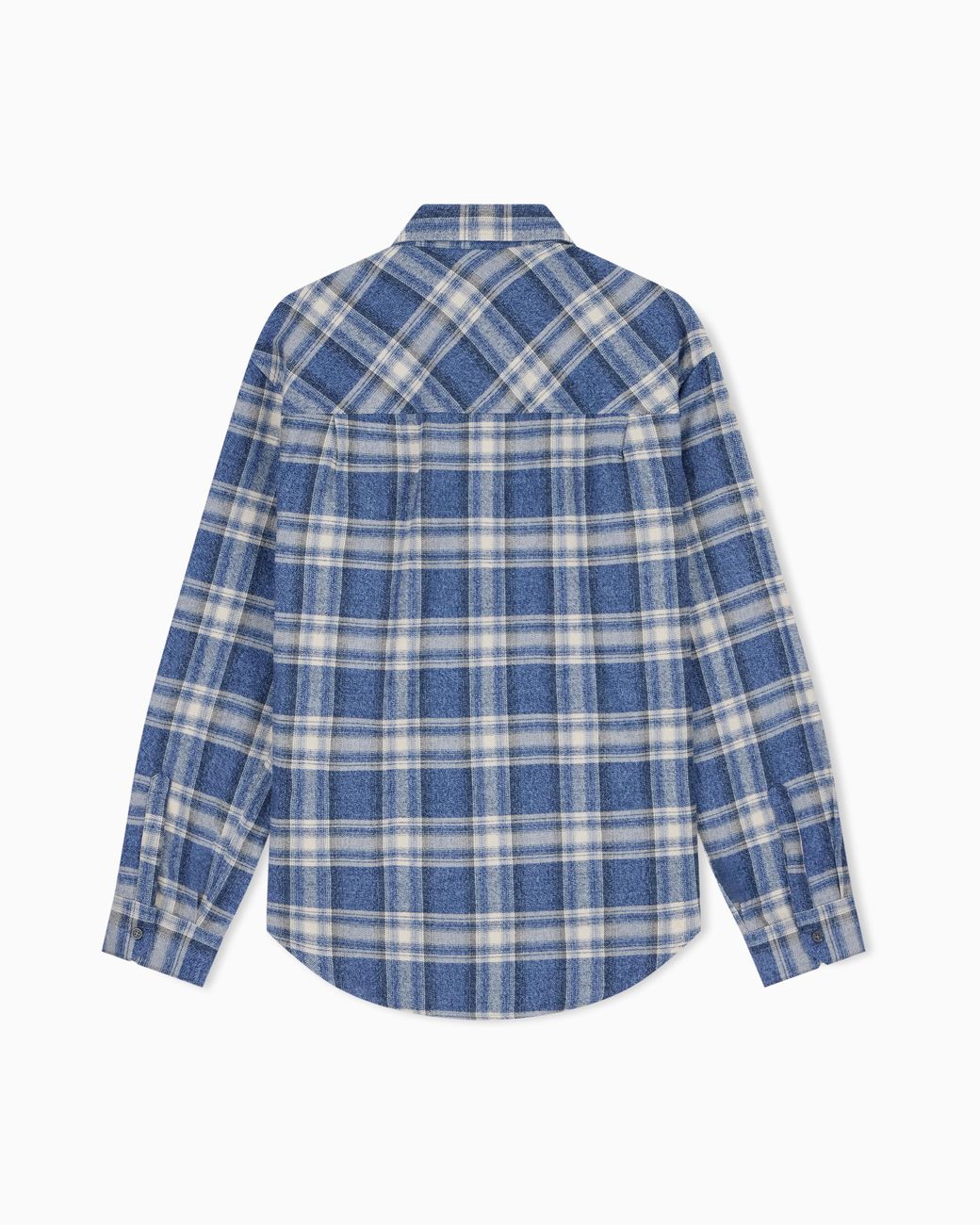 ARMANI EXCHANGE Blue Oversized Fit Shirt Cotton for men