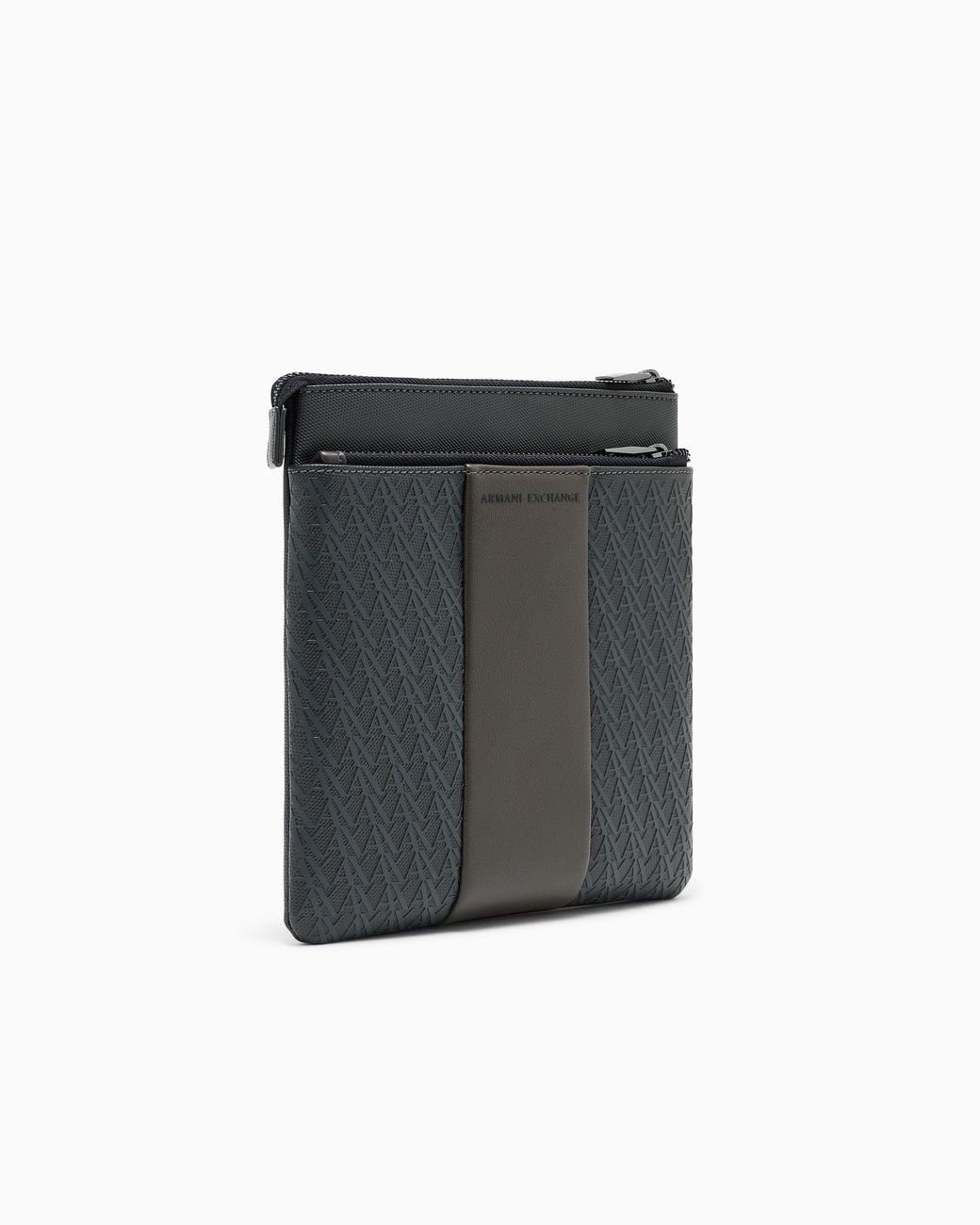 ARMANI EXCHANGE Black Flat Crossbody Messenger Bag for men