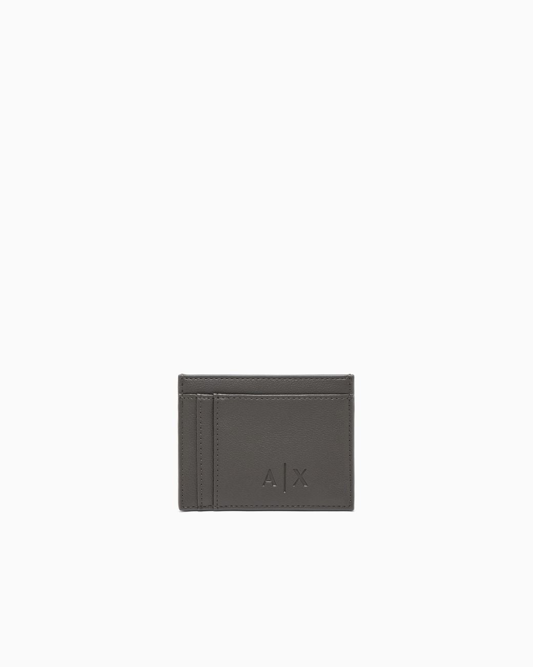 ARMANI EXCHANGE White Credit Card Holder Regular Fit for men