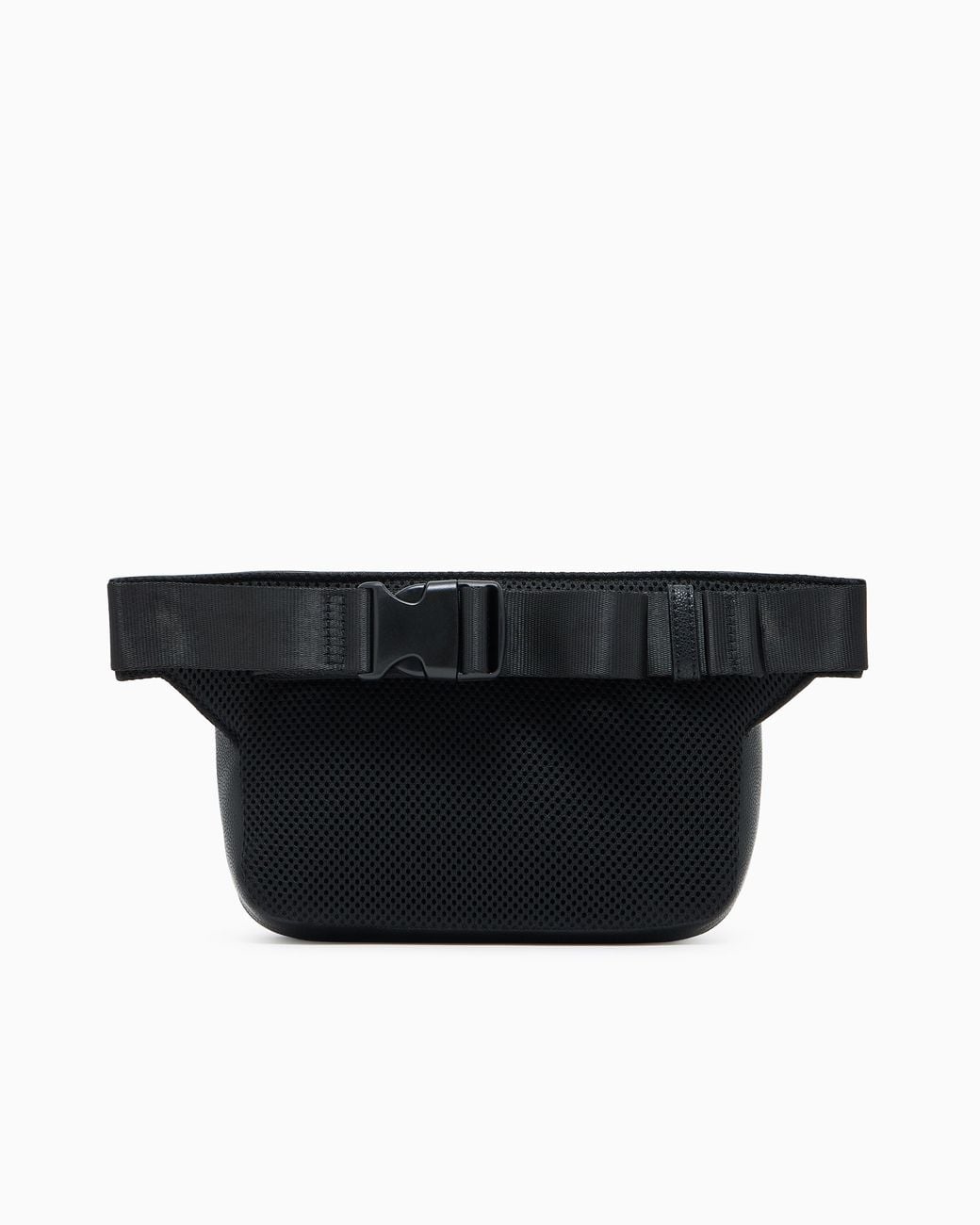 ARMANI EXCHANGE Black Waist Bag With Zipper Closure And Adjustable Strap for men