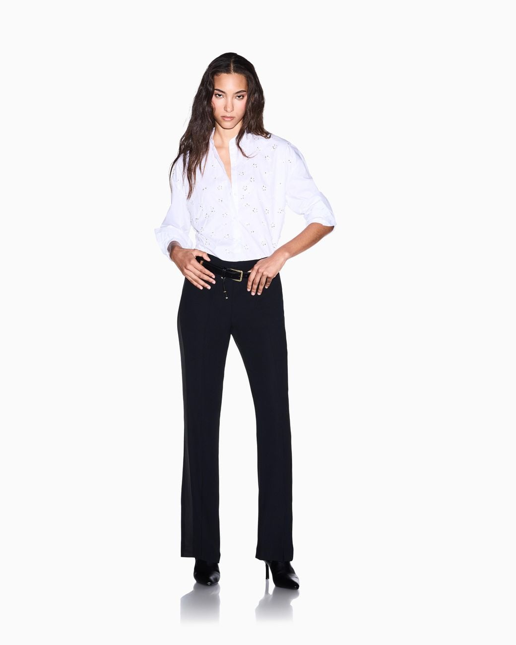 ARMANI EXCHANGE White Regular Fit Shirt