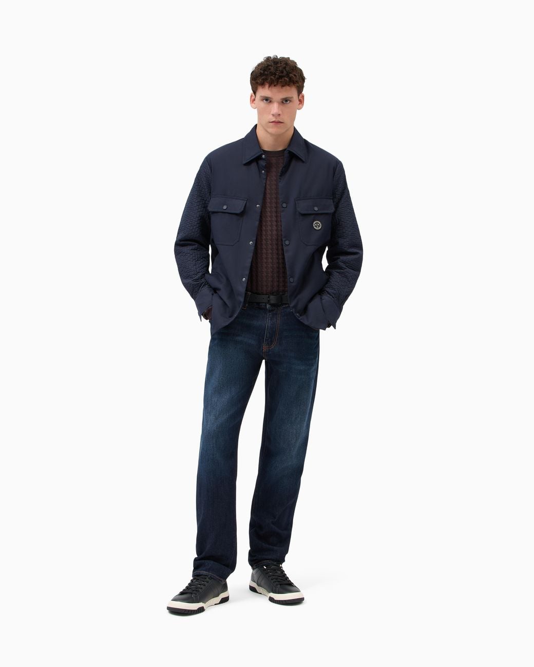 ARMANI EXCHANGE Blue Blouson Jacket for men