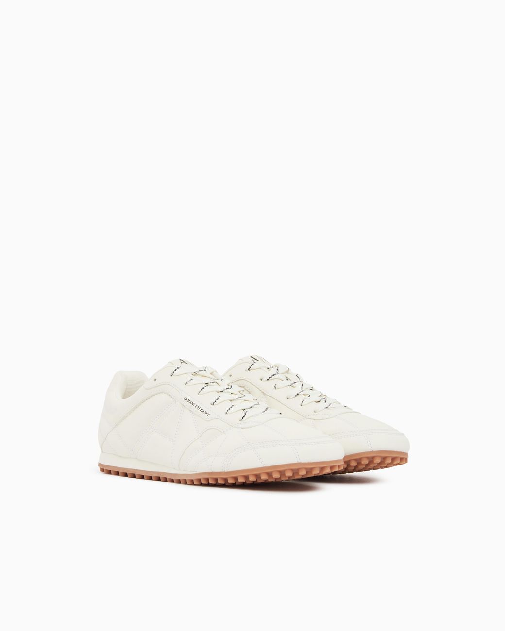 ARMANI EXCHANGE White Sneakers Lower Soft Regular Fit With Rubber Sole for men