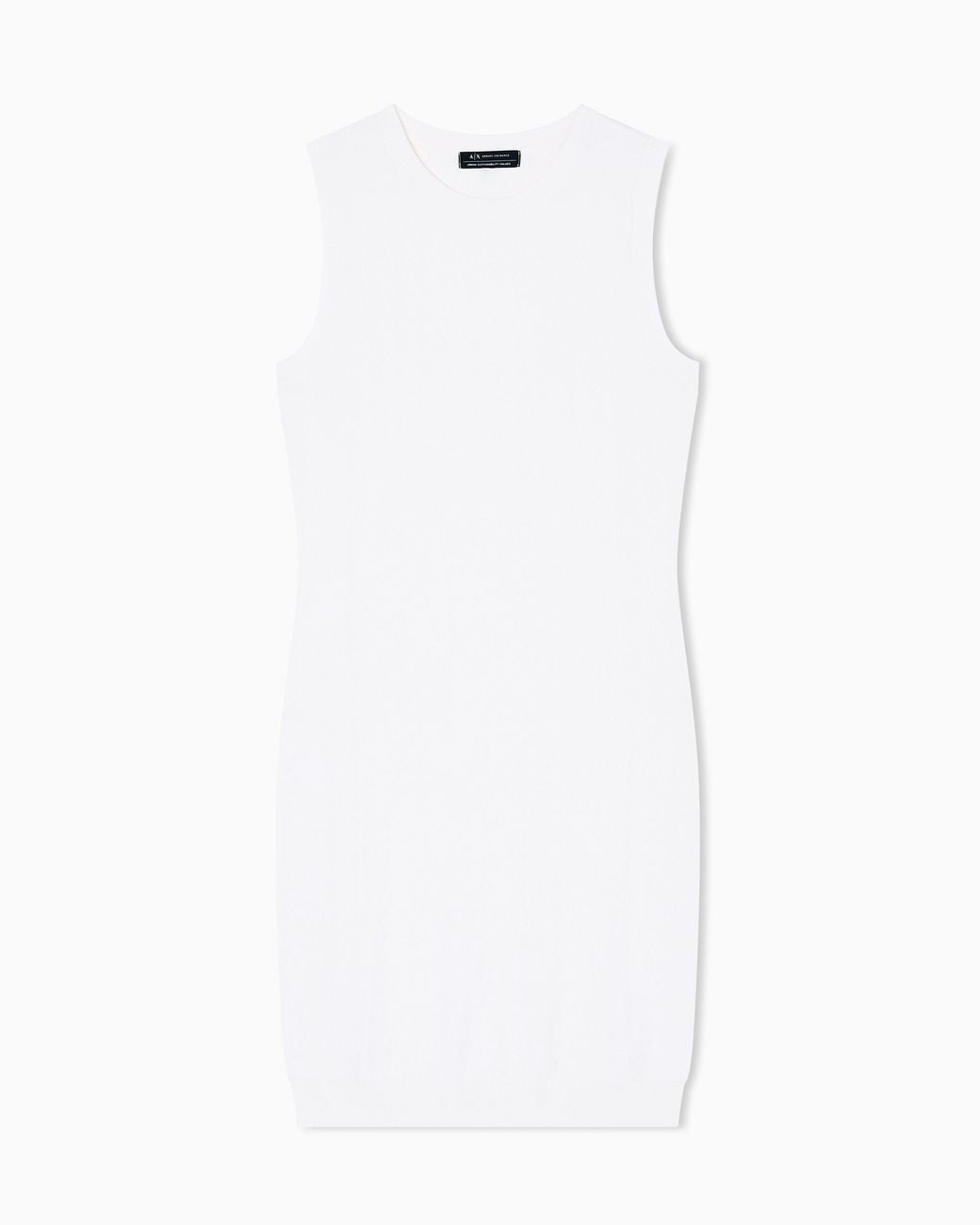 ARMANI EXCHANGE White Allover Sheath Dress
