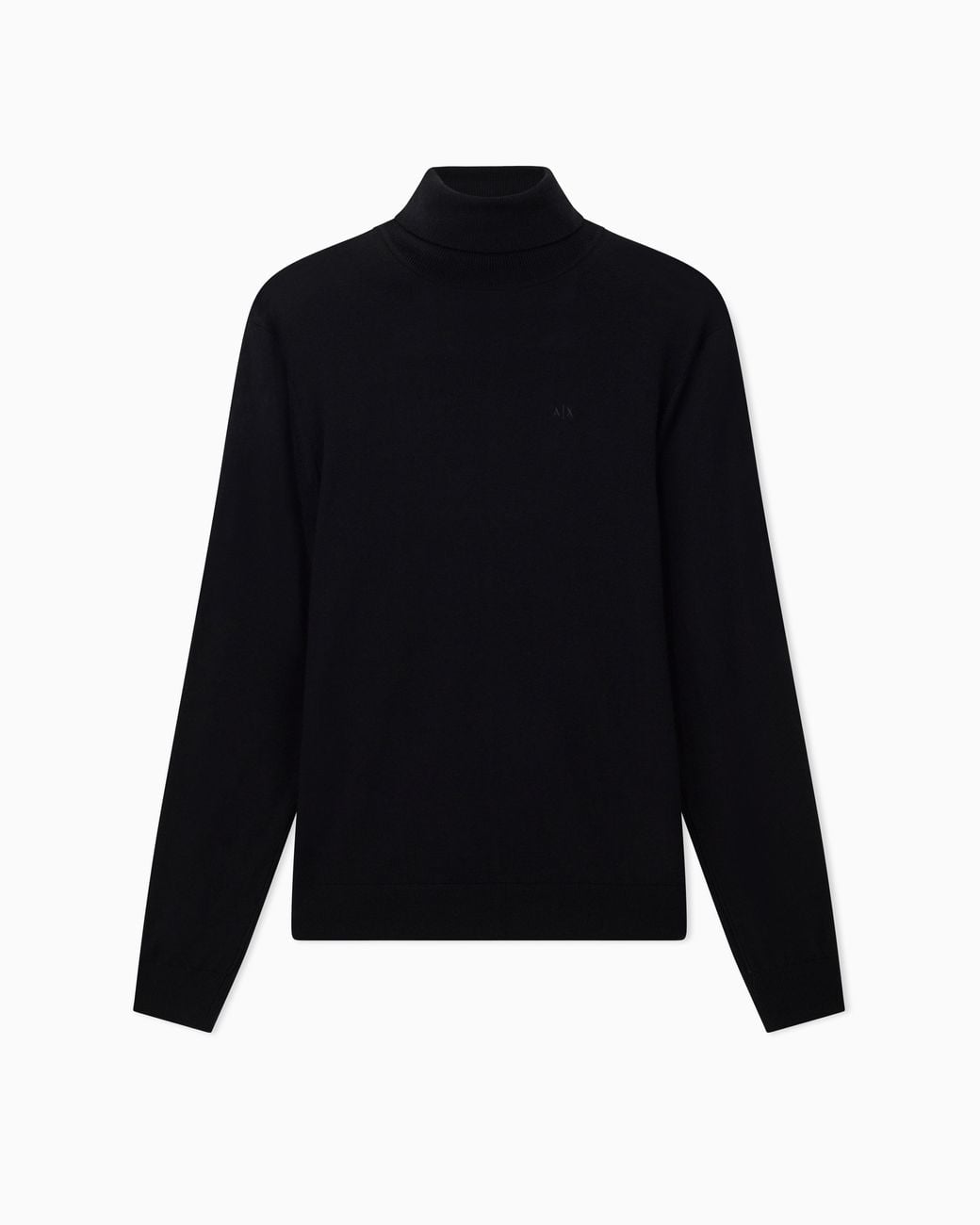 ARMANI EXCHANGE Black Turtleneck Sweater for men