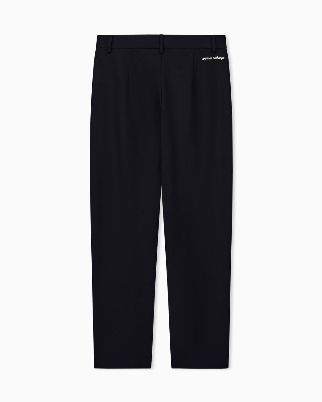 ARMANI EXCHANGE Black Regular Fit Trousers