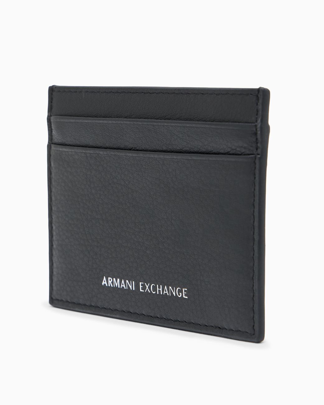 ARMANI EXCHANGE Kartenetui Aus Glattem Leder Mit Mehreren Kartenfächern in White für Herren