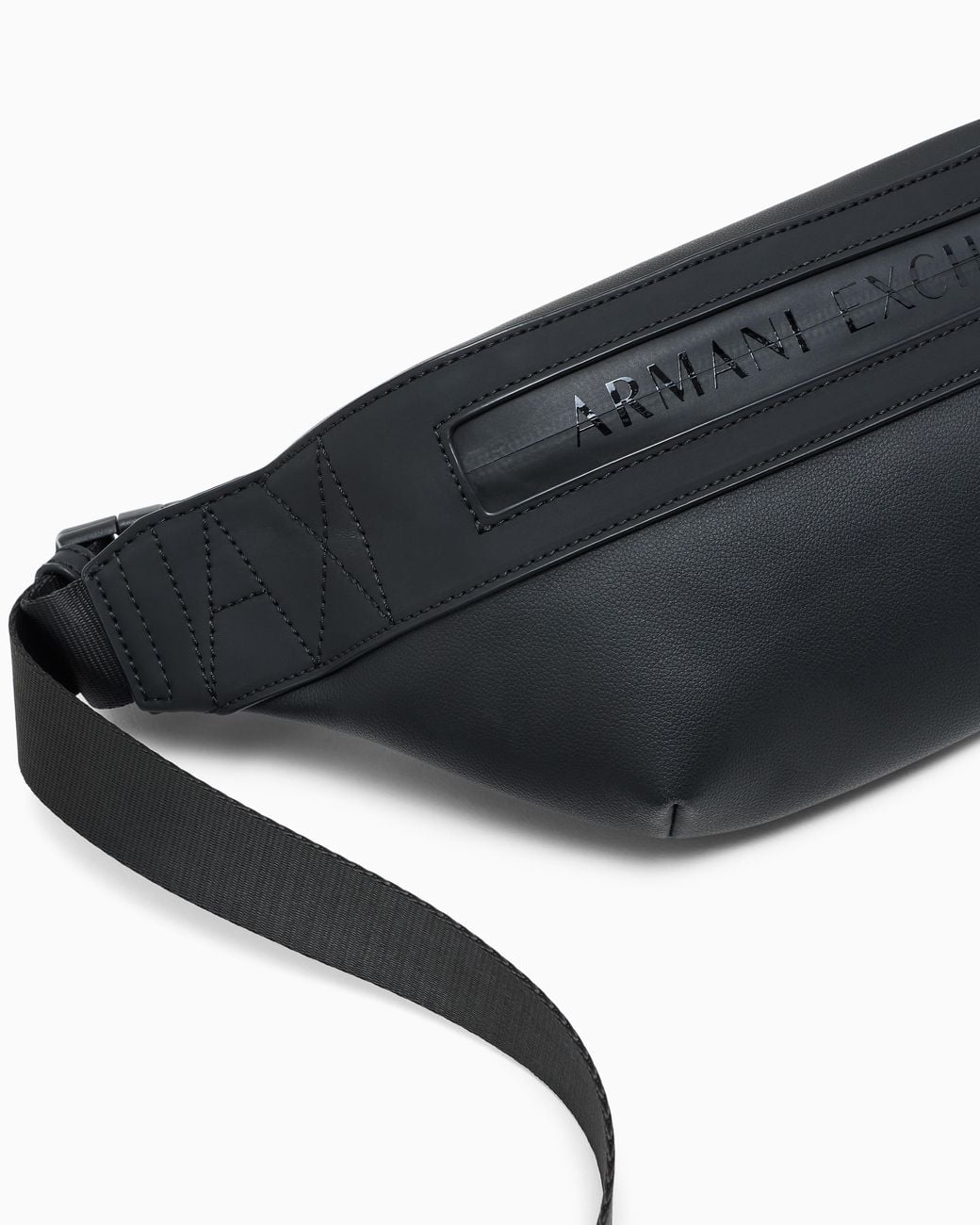 ARMANI EXCHANGE Black Waist Bag for men